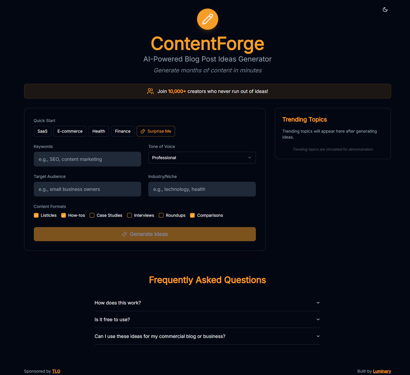 LM Content Forge